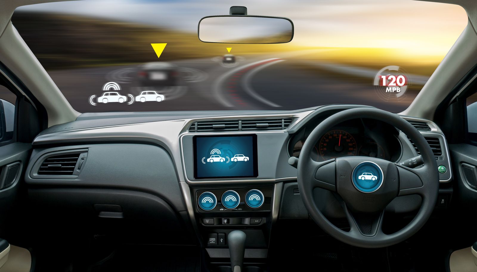 자율주행 차량 계기판 / Autonomous driving dashboard